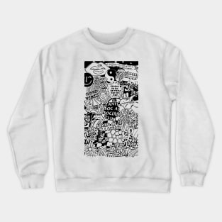 Retro Collage Crewneck Sweatshirt